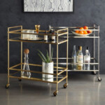 15 Delightful Comact Bar Cart Design Ideas For Small Spaces