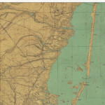 1888 Barnegat Bay Map Print Vintage Map Art Antique Map Old Map