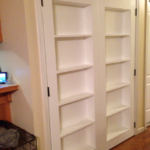 Ana White Double Inset Bookshelf Doors DIY Projects