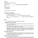 Consulting Contract Template Download Free Documents For PDF Word