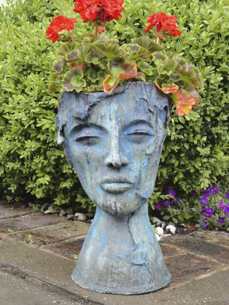 Dazzling Head Planters Will Add Some Fun To Your Garden