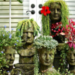 Dazzling Head Planters Will Add Some Fun To Your Garden