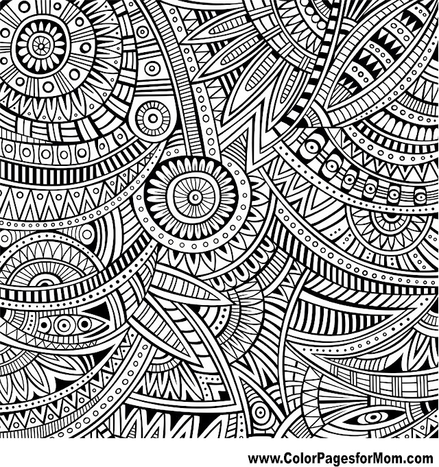 Doodles 85 Advanced Coloring Page