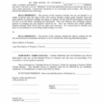 Download Florida Real Estate Power Of Attorney Form PDF