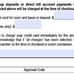 Download Hilton Credit Card Authorization Form Template PDF