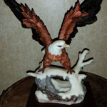Eagle Figurine De Capoli Collection Resin 10 Tall Figurines Ebay