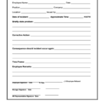 Employee Counseling Form Printable Pdf Download