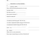 Employment Termination Verification Form Printable Pdf Download
