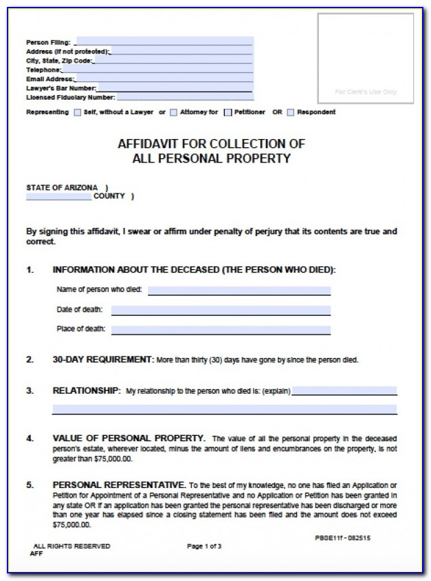 Florida Probate Forms Petition For Administration Form Resume 