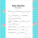 FREE Baby Shower Mad Libs Template Baby Shower Ideas 4U