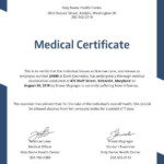 Free Hospital Medical Certificate Template 8 Free Word PDF PSD EPS