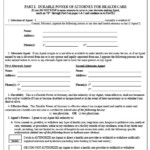 Free Missouri Medical Power Of Attorney Form PDF Template