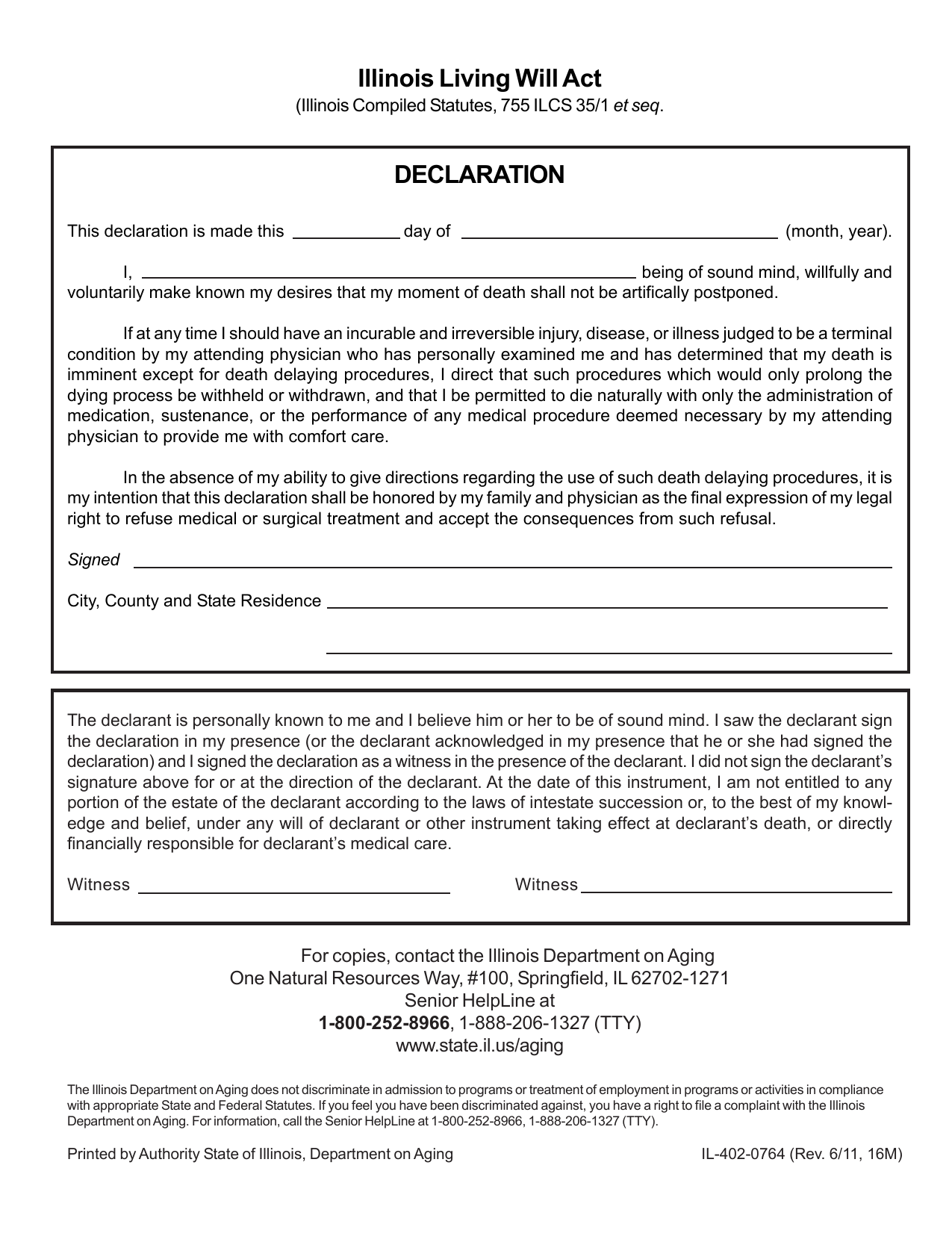 Free Printable Illinois Last Will And Testament Form Free Last Will