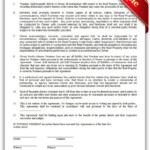 Free Printable Nominee Agreement Form GENERIC