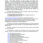 Free Texas Medical Power Of Attorney Form PDF