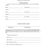 Free Wisconsin Minor Child Power Of Attorney Form PDF EForms