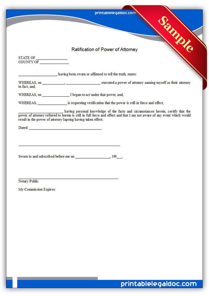 Get Power Of Attorney General Forms Free Printable With Premium
