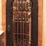 Hand Forged Wrought Iron Custom Wine Cellar Doors Gates