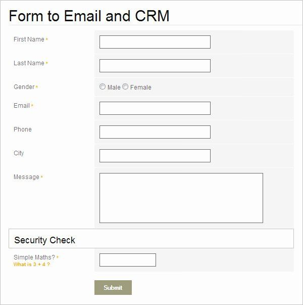 Html Contact Form Template Elegant 35 Best PHP Contact Form Templates