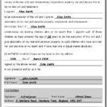 Last Will And Testament Template Real Estate Forms Last Will And