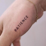 Letter Tattoo Simple And Meaningful Lily Fashion Style