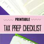 My Favorite Tax Organization Tips Printable Checklist Crazy
