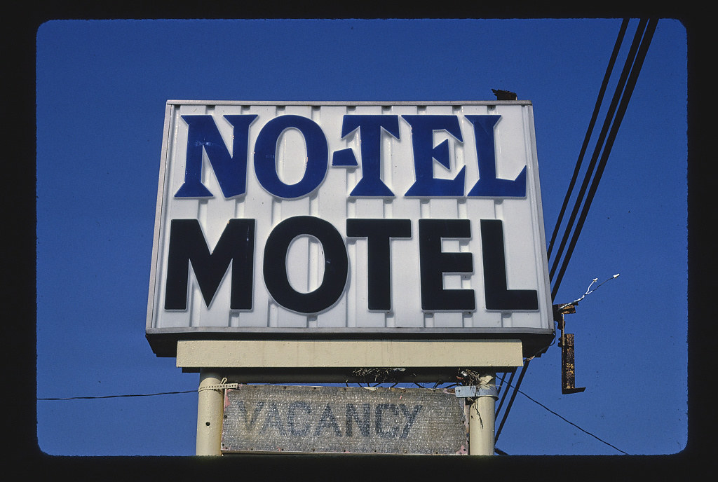 No Tel Motel Sign Route 172 Massillon Ohio LOC Flickr