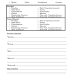Parent Teacher Conference Forms Download Free Documents For PDF Word