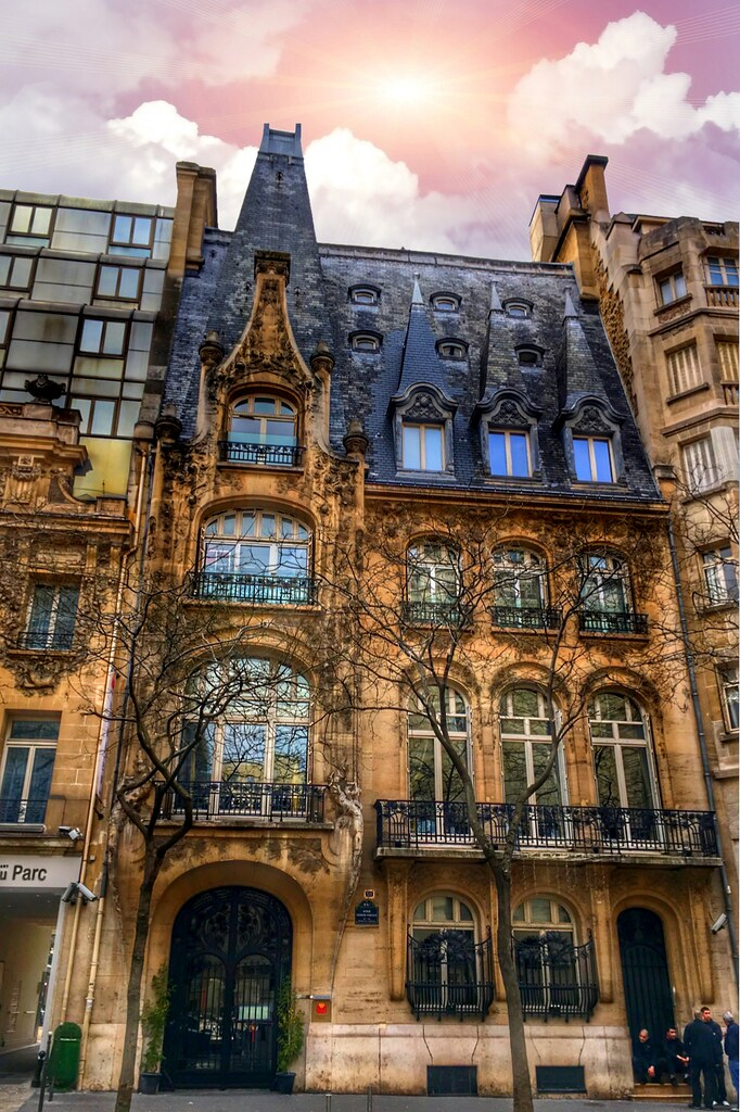 Paris France Art Nouveau Architecture Style Art Nouvea Flickr