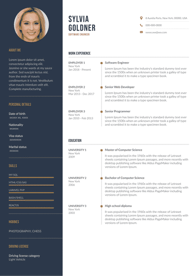 Software Engineer Resume Example Templates Writing Tips