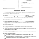 Texas Small Estate Affidavit Template 100 Customizable