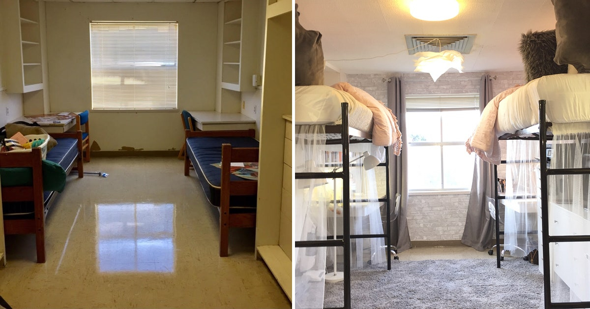 Texas State University Dorm Decor Transformation Teen Vogue