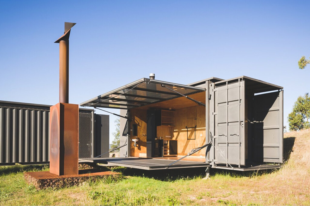 This Tiny Home Composed Of Two Shipping Containers Is Designed For Off 