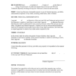 Two Page Last Will And Testament Free Download